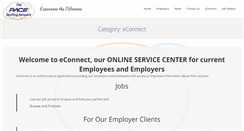 Desktop Screenshot of econnect.pacestaffing.com